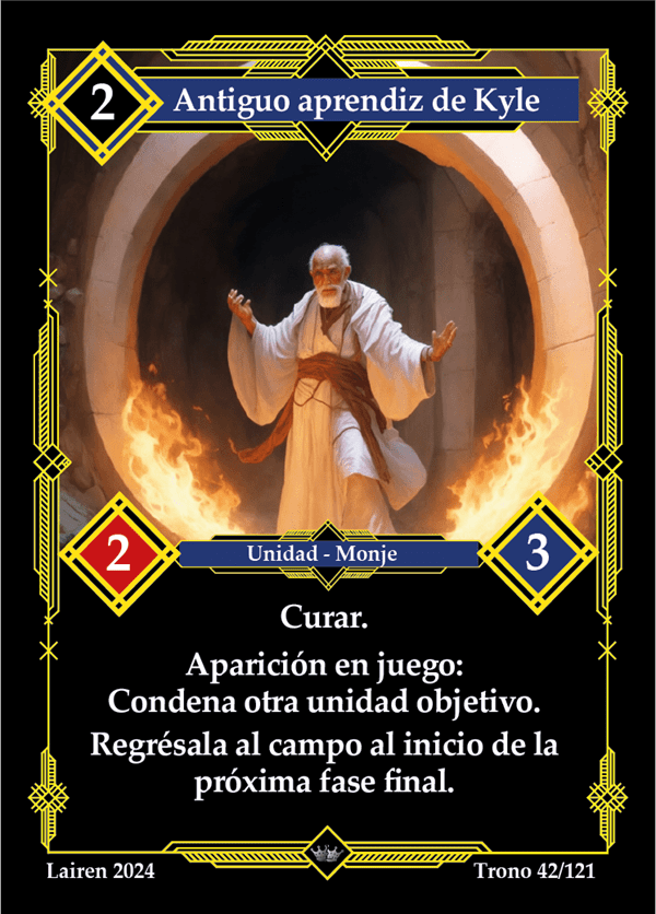 042 Antiguo Aprendiz De Kyle 1ra Edicion - Coste 2 #1