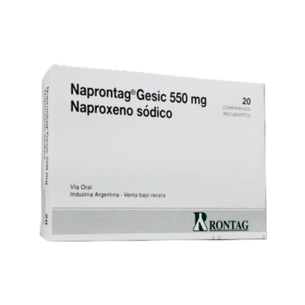 Naprontag Gesic Naproxeno 550 Mg x 20 Comp Recubiertos #1