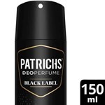 Desodorante Masc Patrichs Black Label 150 Ml #1