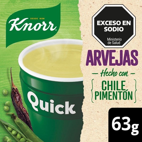 Sopa Knorr Quick Arvejas 5 Sobres #1