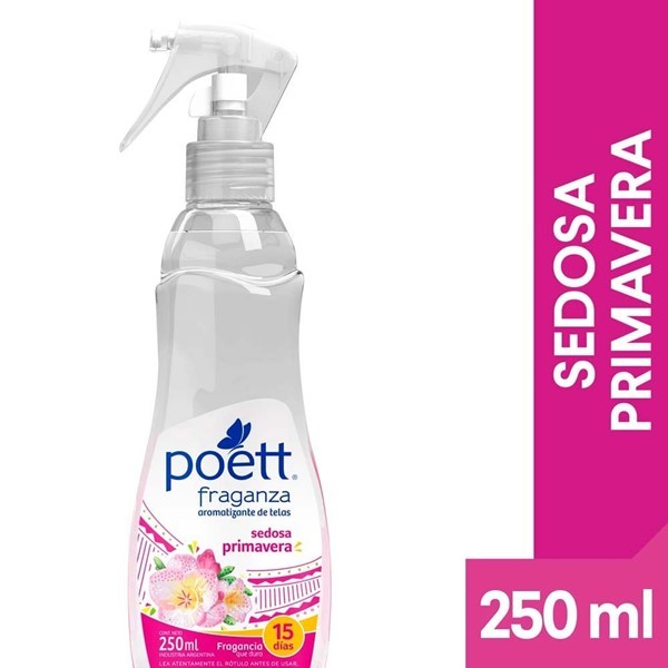 Perfumante Para Ropa Poett Sedosa Primavera 250 Ml