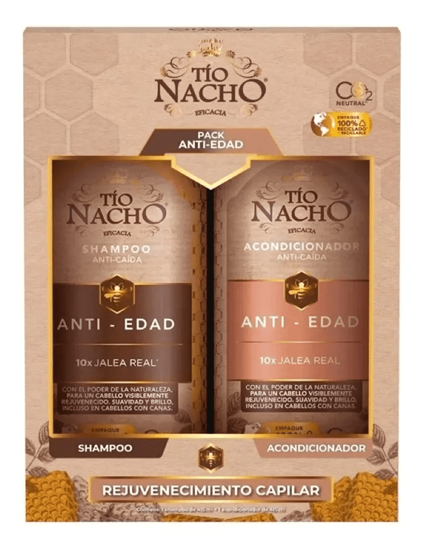 Tío Nacho Anti-Edad Botella Pack 2 Unidades 830 ml #1