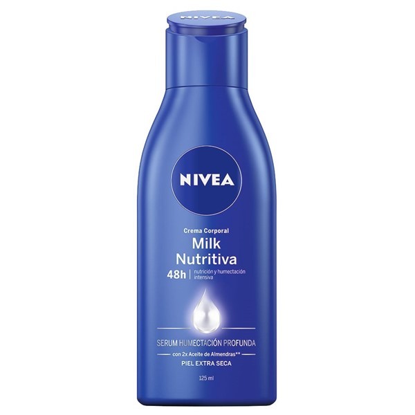 Nivea Crema Corporal Hidratante  milk Nutritiva Piel Extra Seca 125 ml alt