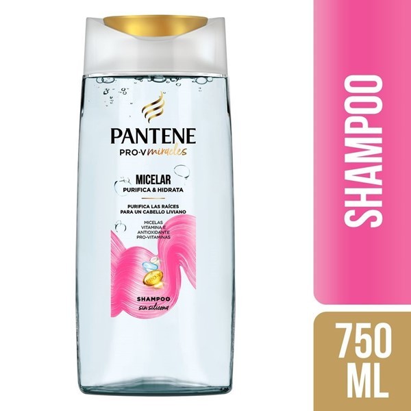 Pantene Shampoo Miracles Micelar 750 ml #1