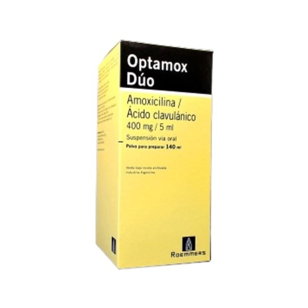 Roemmers Optamox Duo Amoxicilina + Clavulánico C. Suspensión x 140 ml #1