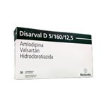 Baliarda Disarval D Valsartán + Hidrocloroti. + Amlodip. 160 / 12.5 / 5 Mg x 30 Comp #1