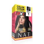 Nat Tintura en Kit Doble Aplicación Color 1 Negro #1