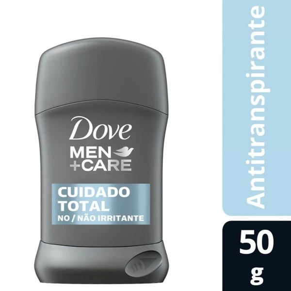 Dove Antitranspirante en Barra Men Care Cuidado Total 50 gr