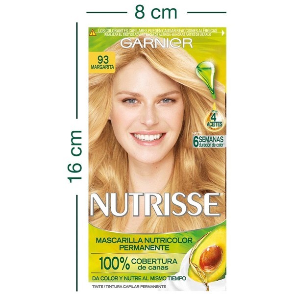 Garnier Nutrisse Kit De Coloracion En Crema 93 Margarita alt