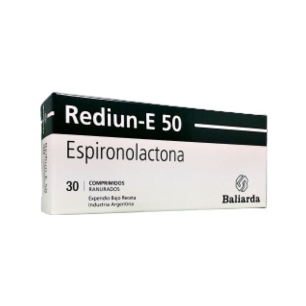 Baliarda Rediun-E 50 Espironolactona 50 Mg x 30 Comp Ranurados