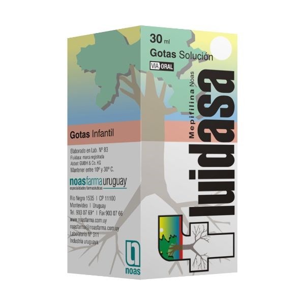 Fluidasa | 30 ml Gotas | Mepifilina #1