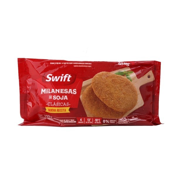Milanesas De Soja Swift Clasica 290 Gr