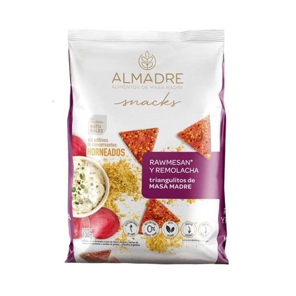 Galletitas Almadre Rawmesan Y Remolacha x 130 g #1