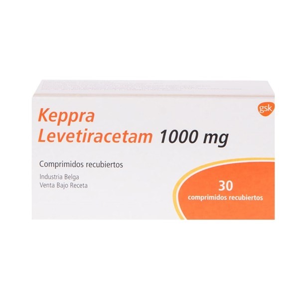 Glaxo Smithkline Keppra Levetiracetam 1000 Mg x 30 Comp #1