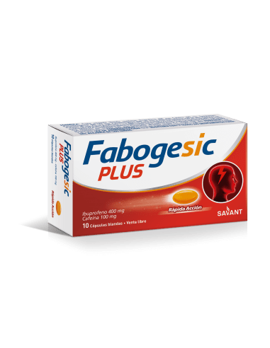 FABOGESIC PLUS 400-100 MG X 10 CAPSULAS BLANDAS