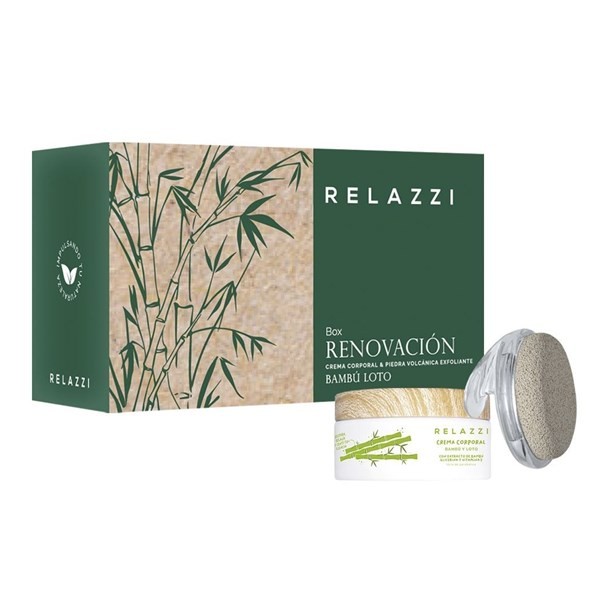 Relazzi Box Bambu Loto (Crema Corporal + Piedra Volcanica Exfoliante) #1