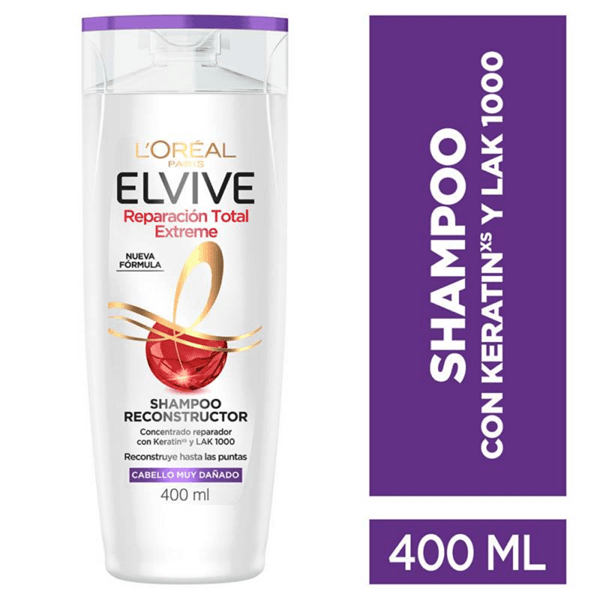 Elvive Shampoo Reparación Total 5 extreme 400 ml #1