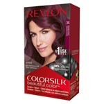 Revlon Colorsilk Beautiful Tintura Permanente Sin Amoníaco | 34 Borgoña Oscuro #1