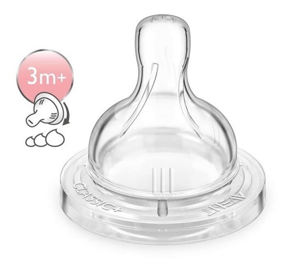 Avent Tetinas Anticolic Fluir Rapido 6 (m+) Scf634/27 (2 Unidades)