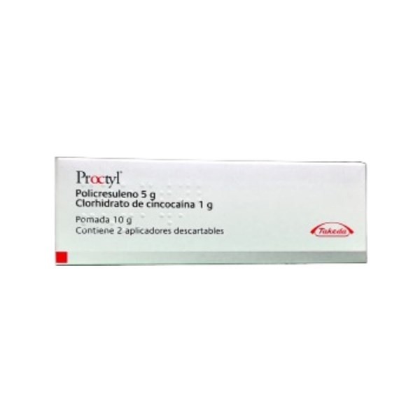 Nolter Proctyl Policresuleno + Clorhidrato de Cincocaina Pomada x 10 g #1
