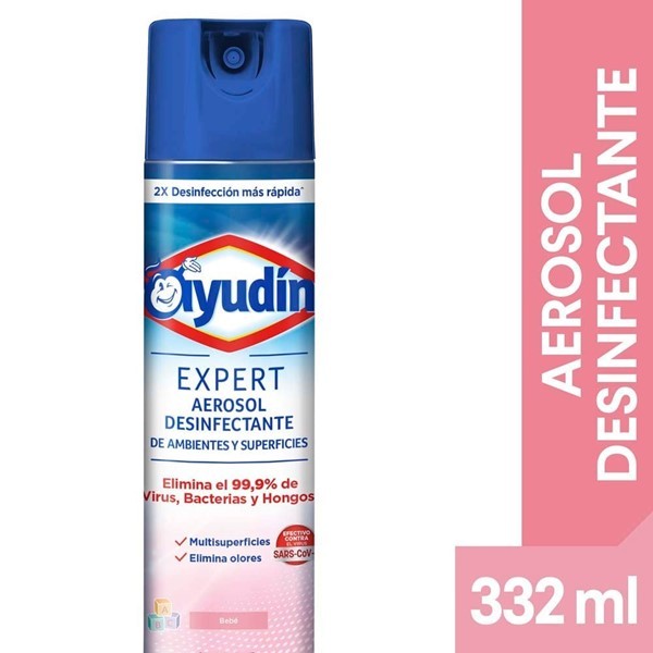 Aerosol Desinfectante Ayudin Expert Bebé 332 Ml #1