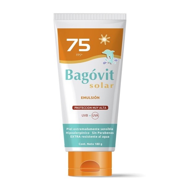 Bagovit Protector Solar Emulsión Fps75 180 gr #1