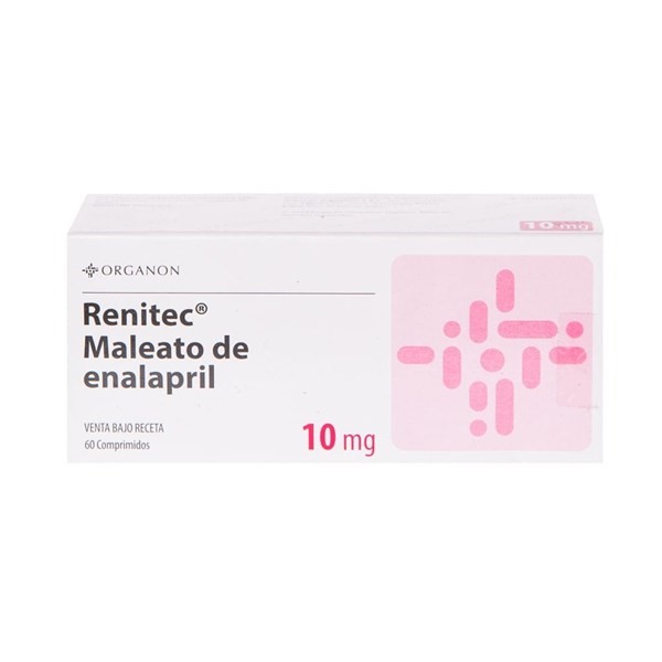Organon Arg Renitec Enalapril 10 Mg x 60 Comp #1