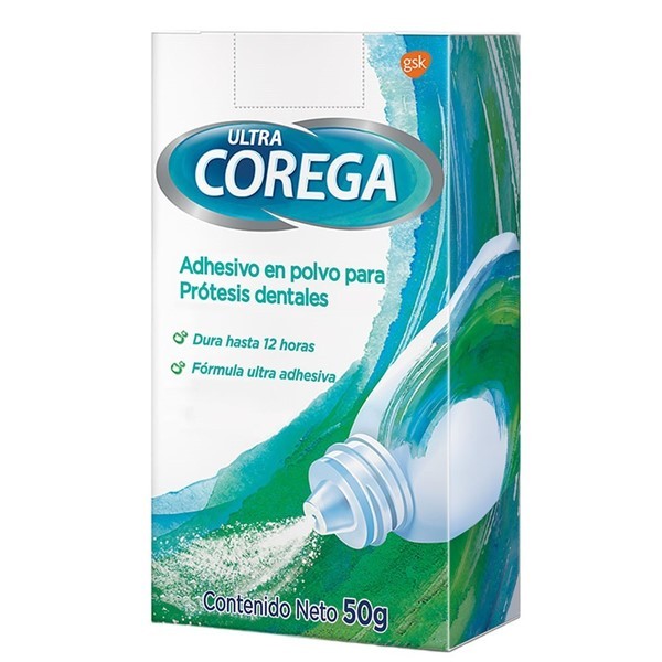 Corega Adhesivo Para Prótesis Dentales Ultra Polvo 50 gr alt