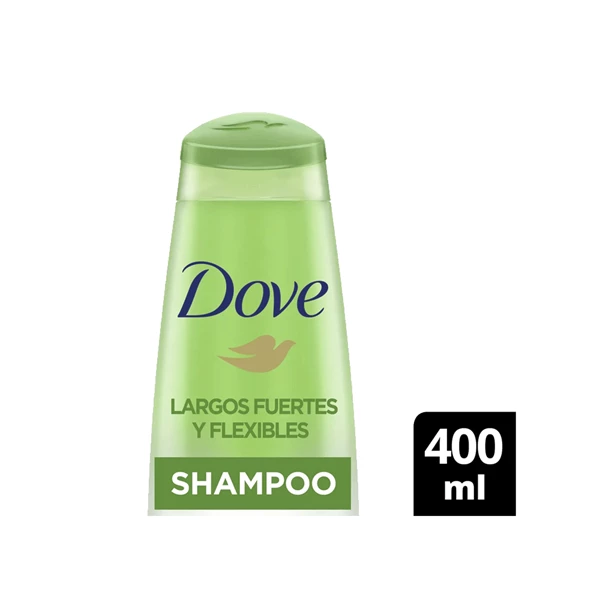 Shampoo Dove Largos Fuertes Y Flexibles X400 ml 400 ml