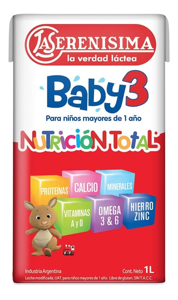 Leche de Fórmula Líquida Mastellone Hnos La Serenísima Baby 3 Brick de 1 l #1