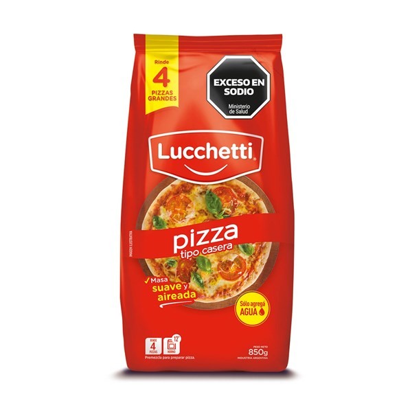 Premezcla Para Pizza Lucchetti 850 G. #1