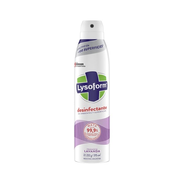 Desinfectante en Aerosol Lysoform de Lavanda 315 ml #1