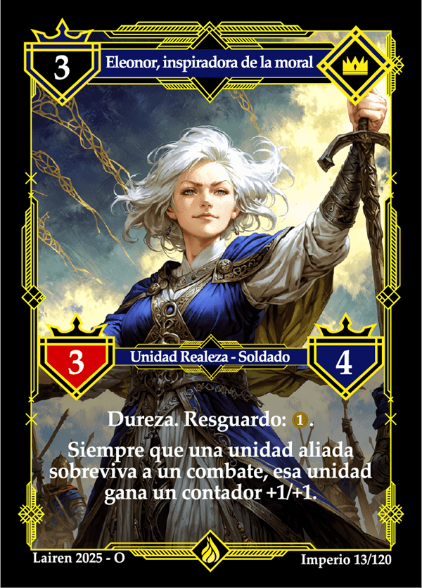 013 Eleonor, Inspiradora De La Moral Precon Djinn/Soldado - Coste 3