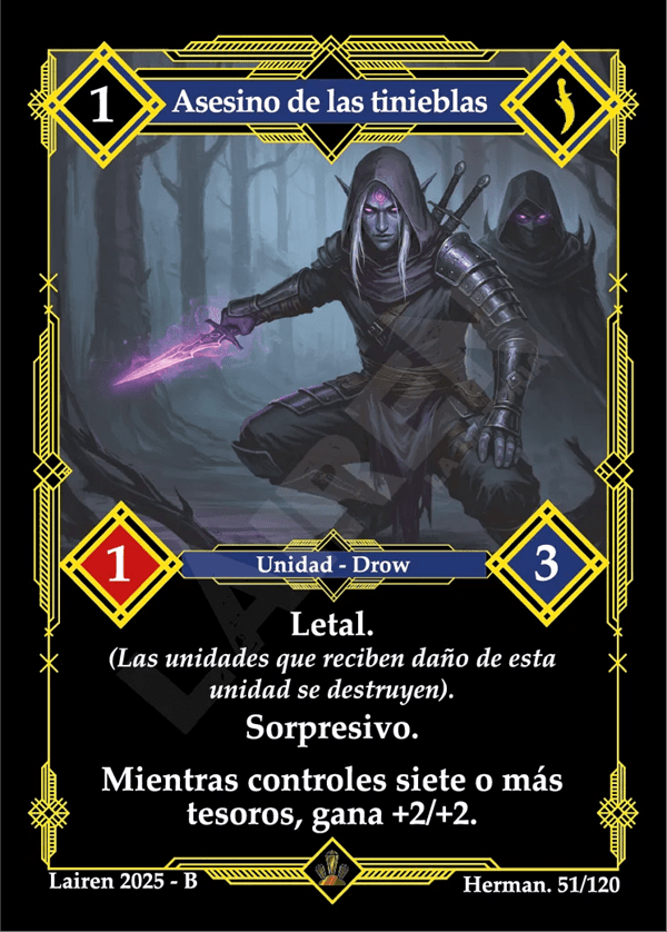 051 Asesino De Las Tinieblas - Coste 1