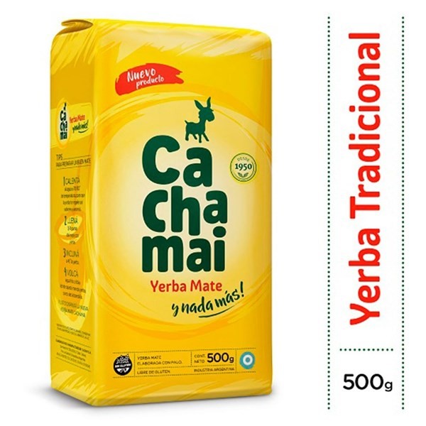 Cachamate Yerba Con Palo Tradicional 500 gr Cachamai #1