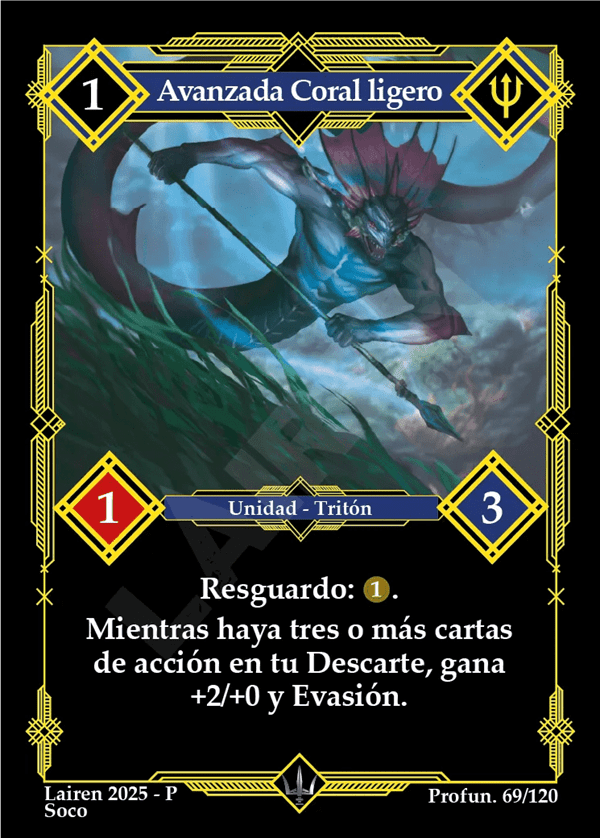 069 Avanzada Coral Ligero - Coste 1