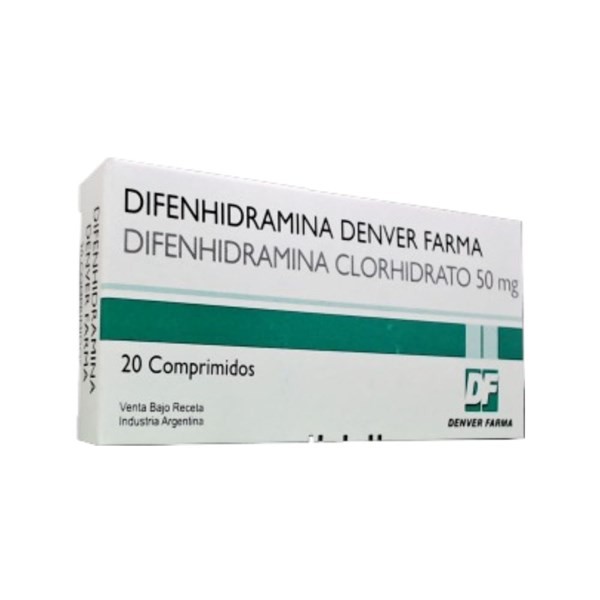 Difenhidramina Denver Farma 50 Mg x 20 Comp #1