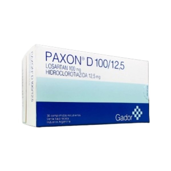 Gador Paxon D Losartán + Hidroclorotiazida 100 / 12.5 Mg x 30 Comp Recubiertos #1