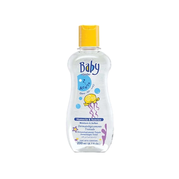 Aceite Humecta Y Suaviza Algabo Baby x 200 ml