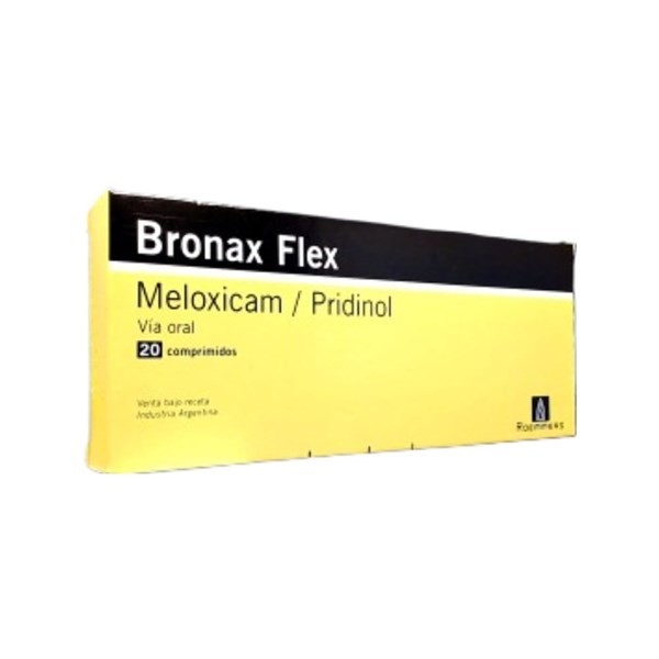 Roemmers Bronax Flex Meloxicam + Pridinol x 20 Comp #1