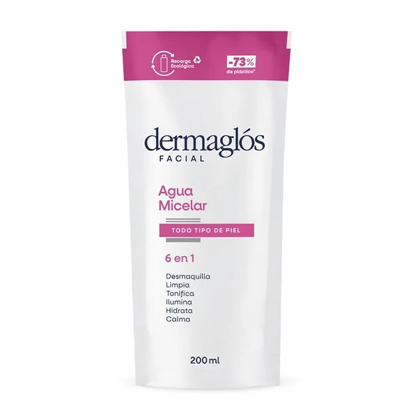 Dermaglos Agua Micelar Recarga Ecológica 200 ml