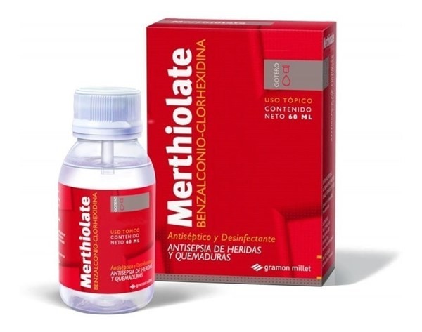 Merthiolate Antiséptico Incoloro Solución X 60 ml #1