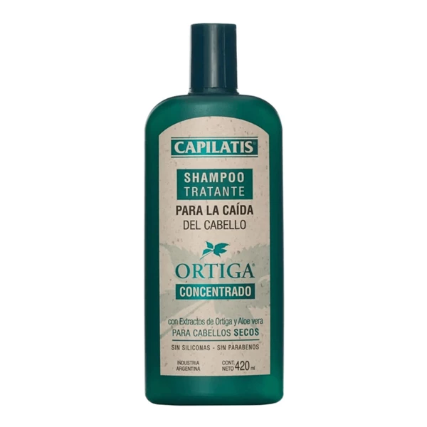 Capilatis Ortiga Concentrado Para Cabellos Secos Shampoo x 420 ml