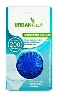Urban Fresh Bloque Para Mochila de Inodoro 1U 200 descargas