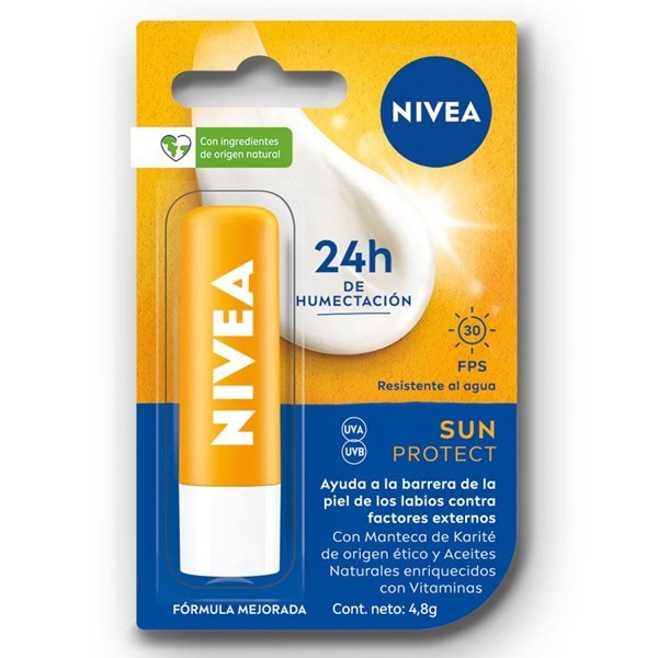Nivea Protector Solar Labial Humectante Sun Protect Fps 30 4.8 Grs alt