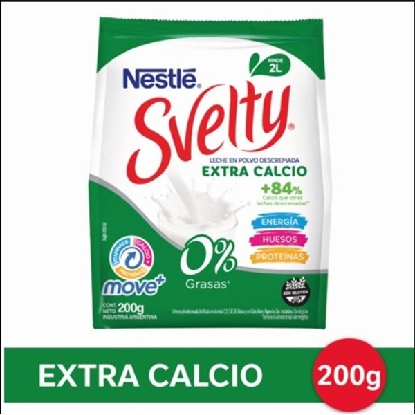 Leche en Polvo Extra Calcio Svelty 200 gr. #1