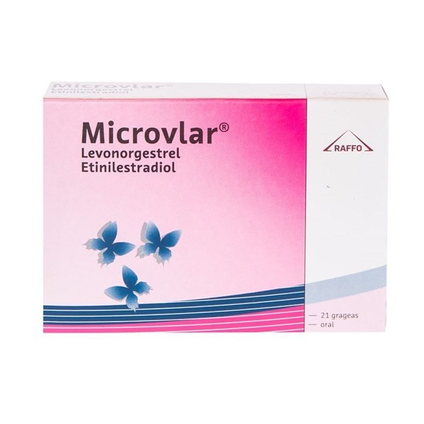 Raffo Microvlar Levonorgestrel + Etinilestradiol x 21 Grageas #1
