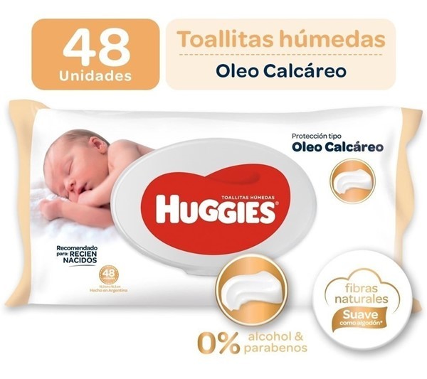 Huggies Toallitas Humedas Oleo Calcáreo 48 Unidades alt