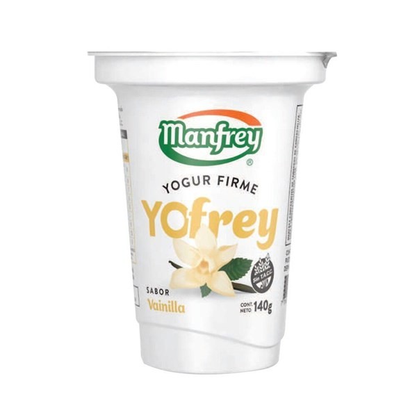 Yogur Firme Manfrey Vainilla 140 g. #1