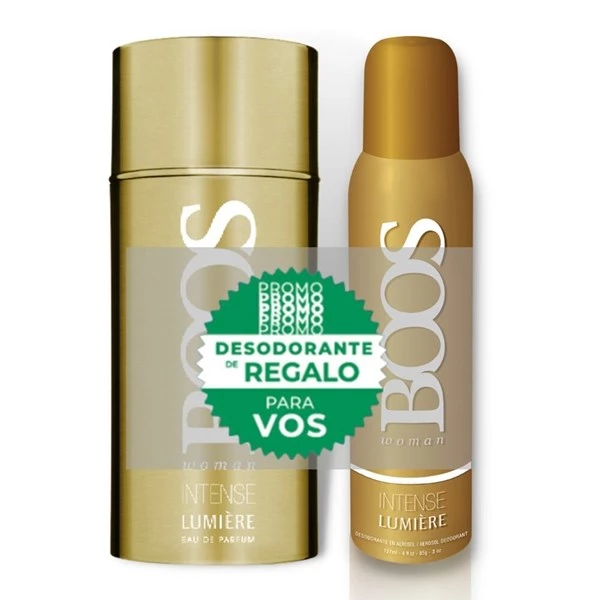 Set Boos Edp Intense Lumiere x 100 ml + Desodorante x 127 ml